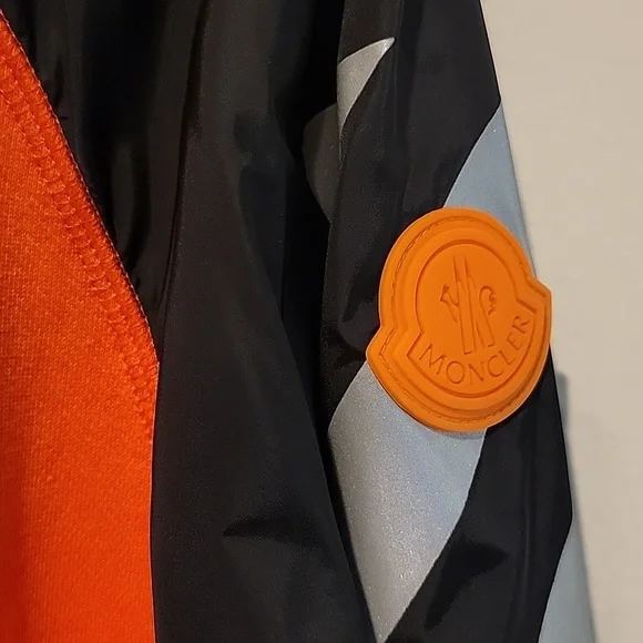 Moncler Off White Rare Orange Hoodie Jacket xxxl - Picture 10 of 16